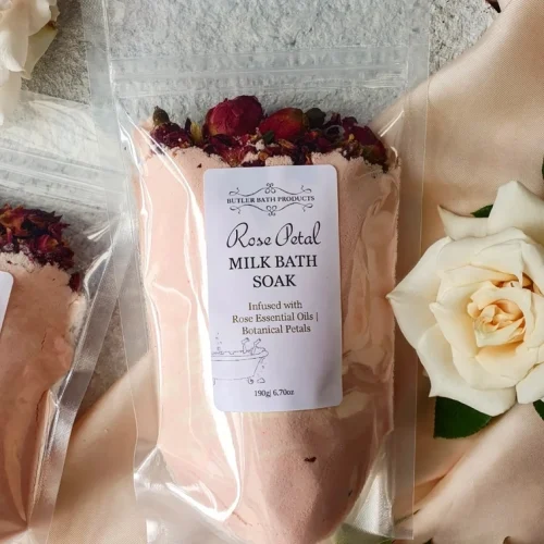 Rose Petal Milk Bath Soaks