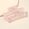 pink hair clip